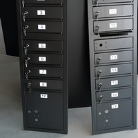 Boîte aux lettres extérieure américaine en métal, boîte aux lettres USPS CBU, boîtes aux lettres en acier de style USPS pour colis