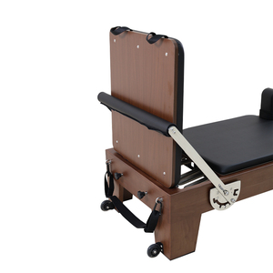 Machine de Pilates Reformer la plus populaire 2026 pour la gym et le fitness, avec lit en bois de noyer, pour studio de Pilates et cours privés - Product Image 5