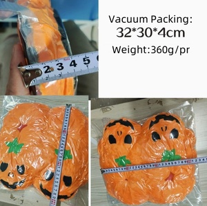 Femme Femme Femme Dames Hommes Hommes Doux Velours Citrouille Halloween Intérieur Maison Jouet en peluche antidérapant Chaussons Bottes Booties - Product Image 6