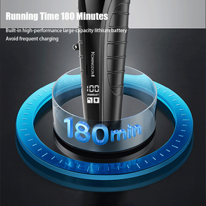 Tondeuses à cheveux professionnelles Komingdon pour hommes, <span class=keywords><strong>tondeuse</strong></span> à barbe électrique, lame en T, coupe de cheveux à zéro écart, machine à couper les cheveux, affichage LED USB-C - Product Image 3