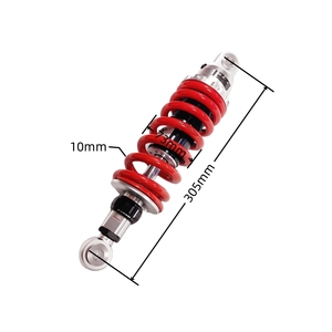 Resorte de 10mm, 280mm, 290mm, 300mm, <span class=keywords><strong>amortiguador</strong></span> de motocicleta <span class=keywords><strong>para</strong></span> XL500 CB500X CB400X GSXR1100 GSX 600 WR155 - Product Image 3