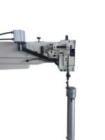 Machine à coudre industrielle sur colonne réglable 8703-C3, 635 mm d'espace de travail, type lit, pour la fabrication de bagages, personnalisable