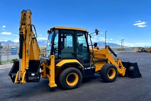 รถตักล้อยาง JCB 3CX ราคาประหยัด พร้อมเครื่องยนต์ดีเซล รถขุดตักดินพร้อมเกียร์ น้ำหนัก 6000 กก. สำหรับงานก่อสร้างและงานเคลียร์พื้นที่เกษตร - Product Image 1