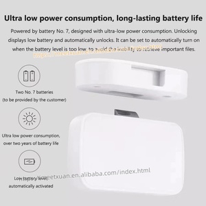 Cerradura Inteligente para Cajón TUYA, Sin Llave, Compatible con BLE BT, Desbloqueo por Aplicación SmartLife, Antirrobo, Seguridad Infantil - Product Image 3
