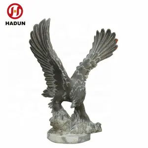 Hand Carving Garten Dekorative Stein Adler Skulptur