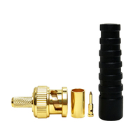 WSARK 12G-SDI BNC avec câble Flex5 1855A, connecteurs entièrement plaqués or et gaine de protection pour câble coaxial 1855A