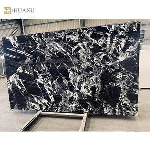 Huaxu Fantasy đánh bóng tấm đá cẩm thạch đen NERO GRAND Antique Marble để trang trí nội thất - Product Image 1