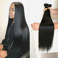 Lot de Cheveux Humains Raides Indiens Remy, Couleur Naturelle, Cuticules Alignées, pour Tissage