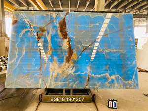 عالية الجودة الحجر الطبيعي مصقول الأزرق الجزع الفاخرة الداخلية الديكور اليشم حجر ألواح عقيق - Product Image 6