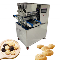 Déposeur de biscuits multifonctionnel à 3 trémies, machine à biscuits à double couleur, machine à maamoul, machine à biscuits de fortune automatique