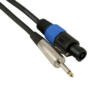 Câble audio professionnel 6,3 mm Jack mâle vers Speakon mâle, 5 mètres - Product Image 2