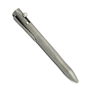 Stylo d'écriture à boulon en titane personnalisé <span class=keywords><strong>EDC</strong></span> avec boîte noire - Product Image 1
