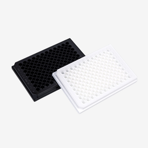 Placa <span class=keywords><strong>de</strong></span> inspección <span class=keywords><strong>de</strong></span> 96 pozos Bioland, placa <span class=keywords><strong>de</strong></span> cultivo celular en suspensión blanca y negra, Incubadora <span class=keywords><strong>de</strong></span> <span class=keywords><strong>tapa</strong></span> <span class=keywords><strong>de</strong></span> filtro estéril TC-Nontreat - Product Image 1