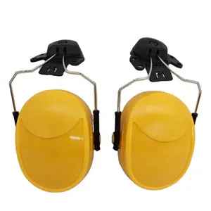 ABS Pelindung Lipat Helm Safety Penutup Telinga Helm Adjustable Safety Earmuffs