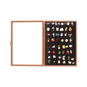 <span class=keywords><strong>Cadre</strong></span> d'affichage 3D en MDF bois, facile à assembler, pour badges, multifonctionnel, boîte de présentation pour badges à épingler, vente chaude - Product Image 2