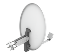 QW Echo 5D PTP/PTMP Pont WiFi extérieur double bande AP sans fil Portée 50 km Gain d'antenne 27 dBi 2x2 MIMO TDMA
