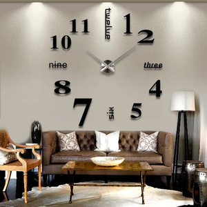 Creativo senza pugno <span class=keywords><strong>da</strong></span> <span class=keywords><strong>parete</strong></span> fai <span class=keywords><strong>da</strong></span> te personalità nordico semplice silenzioso soggiorno camera <span class=keywords><strong>da</strong></span> letto orologio adesivo <span class=keywords><strong>da</strong></span> <span class=keywords><strong>parete</strong></span> decorativo - Product Image 1