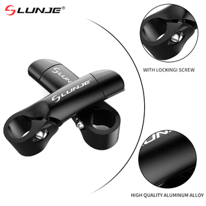 Extremos de <span class=keywords><strong>manillar</strong></span> de bicicleta LUNJE, <span class=keywords><strong>manillar</strong></span> auxiliar pequeño de aleación de aluminio CNC para BMX <span class=keywords><strong>MTB</strong></span>, pieza ultraligera, <span class=keywords><strong>manillar</strong></span> de bicicleta - Product Image 2