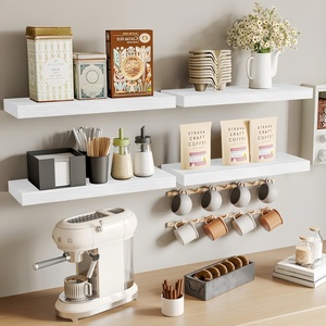 Étagères murales flottantes en bois rustique 15,8 pouces avec dispositif de <span class=keywords><strong>support</strong></span> dissimulé – Idéales pour la décoration <span class=keywords><strong>murale</strong></span> - Product Image 6