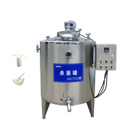 Réservoir de pasteurisation du lait 100L/300L / Réservoir de pasteurisation à haute température du lait frais