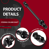 Arbre de direction intermédiaire inférieur Frenzybro pour 1995-2002 pour Dodge pour Ram 1500 2500 3500 4WD Position avant