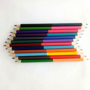 Lápiz de Madera Hexagonal Personalizado con Logotipo Impreso, Juego de Arte de Doble Punta para Dibujo Infantil - Product Image 2