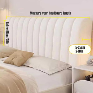 Velvet <strong>Headboard</strong> <strong>Cover</strong> Quilted Bed <strong>Headboard</strong> Slipcover Thicken Protector <strong>Cover</strong> for Bedroom Decor Washable for Queen Size Bed - Product Image 2