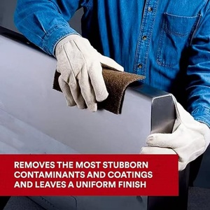 3M 6 "x 9" Nâu Heavy Duty Med Grit Nylon được hỗ trợ hình chữ nhật tay Sanding Pads 7440 nhôm Oxit mài mòn - Product Image 6