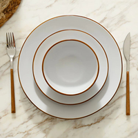 Service de table en grès blanc mat EKA, style européen, technique givrée, 16 pièces, certifié CE, personnalisable, vente en gros