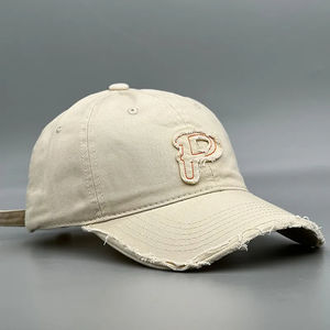 Retro lavado 100% algodón 6 paneles sin estructura papá sombrero liso desgastado gorra de béisbol sombreros de moda gorras de béisbol Unisex - Product Image 3