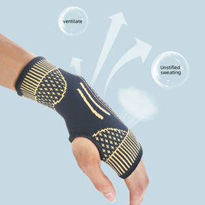 High Quality Nylon Spandex Custom Logo <strong>Thumb</strong> Wrist Protector Compression Adults Wrist <strong>Guard</strong> for Sports High Quality Sport - Product Image 3
