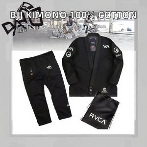Kimono de Jiu-Jitsu Brésilien (BJJ) Shoyorol RTS de haute qualité 460 g/m² pour adulte, noir, 100 % coton, durable, respirant, lavé à l'avant - Product Image 2