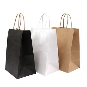 Bolsa de Papel Kraft para Comida para Llevar, con Logotipo Personalizado Impreso, Precio de Fábrica, OEM ODM - Product Image 2
