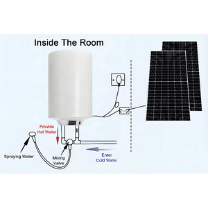 Chauffe-<span class=keywords><strong>eau</strong></span> solaire électrique OPTEN pour maison, 50L/60L/80L/100L, mural, économique, pour hôtel, camping-car, réservoir en métal - Product Image 1