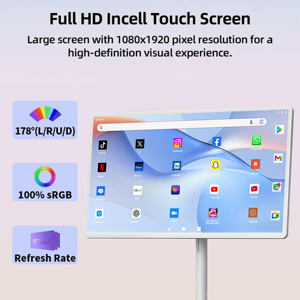 Écran intelligent portable Android 12 <span class=keywords><strong>de</strong></span> 32 pouces, écran interactif intelligent, tablette à écran tactile, écrans mobiles intelligents pour restaurant - Product Image 4