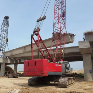 סין עמיד הרמה מכונות quy80a 80ton מנוף זחילה עם 76 מ 'גובה הרמה | חם מפעל ישיר - Product Image 1