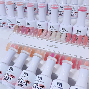 Venta al por mayor Pink <span class=keywords><strong>Nude</strong></span> Gel Nail Fortalecer Soak Off Base de goma <span class=keywords><strong>Color</strong></span> Gel para <span class=keywords><strong>uñas</strong></span> 15ml - Product Image 2