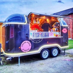 2025 Concession Food Trailer Pizza Ice Cream Food <b>Truck</b> With Full Kitchen <b>for</b> <b>Sale</b> Mobile Restaurant - Product Image 5