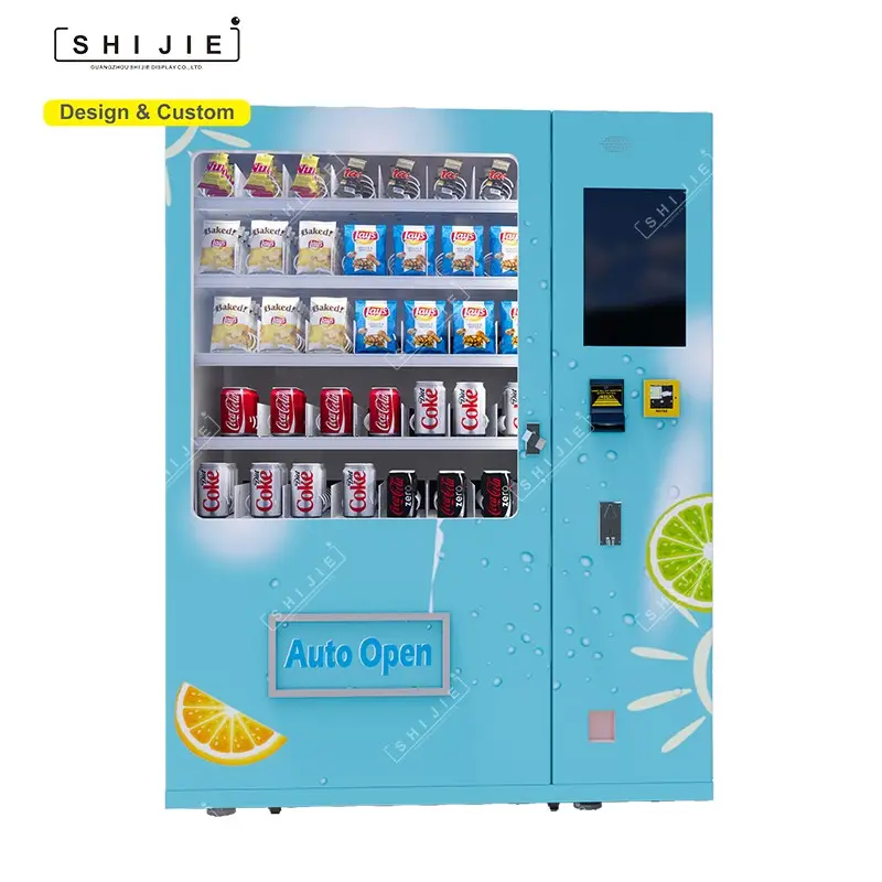 Gekühlter Combo Soda Verkaufs automat Snack automat für Lebensmittel und Getränke