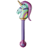 Marteau gonflable arc-en-ciel en vinyle écologique, jouet souple pour enfants, accessoire de jeu de fête personnalisé