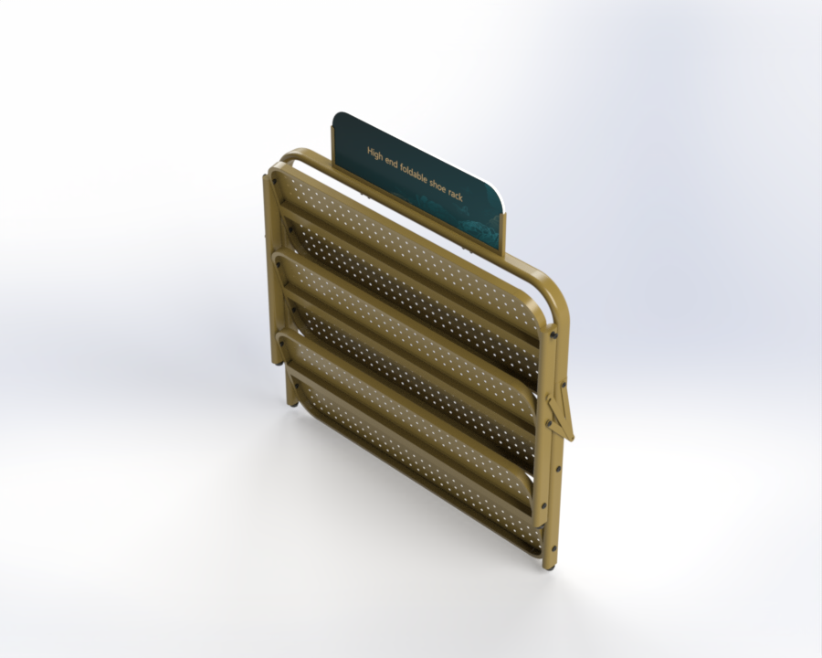 3 Tier Modern Metal Display Racks Foldable Shoes Stand Promotion Customization Color & Size Shelf for Home Retail Shops — view 5