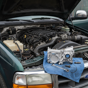 Lu ปั๊มน้ำมันเครื่องยนต์อลูมิเนียมสำหรับ MWM สำหรับรับ F250 V6เทอร์โบ1999 4.2หมายเลขชิ้นส่วน93342353 940707300016 - Product Image 3