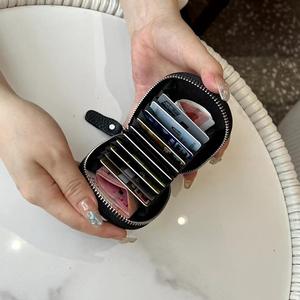 Cowhide Small Penguin Shape Card Holder Coin Purse Ladies Cartoon Cute Genuine Cow Leather Zipper <b>Wallet</b> <b>Women</b> Purses - Product Image 3