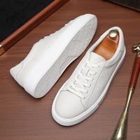 Chaussures de sport décontractées pour hommes en cuir de vachette de haute qualité, cuir véritable de première qualité, amortissantes, pour la course à pied, le skateboard et la marche