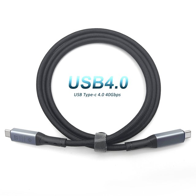 High Speed Usb4 Usb 4 Cable Pd 240w 40gbps 8k 60hz Hdmi Usb-c Usb 4.0 Type C to Type C 48/5a Data Fast Charging Cable
