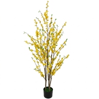 Lebensechte Geburtstagsdekoration Künstlicher Winterjasmin-Blütenbaum Realistische Kunstblumen Raumdekoration Hochzeitsblumenarrangement