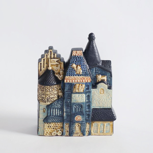 Wholesale Glazed <strong>Ceramic</strong> Fairy Christmas House Shaped <strong>Jewelry</strong> <strong>Box</strong> Custom Shaped Girl Birthday Gift Decorative <strong>Jewelry</strong> Holder - Product Image 6