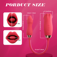 Kovida Großhandel G-Punkt Klitoris Rose Vibrator Sexspielzeug Massage Masturbation Erotikspielzeug Automatische Dildos für Frauen