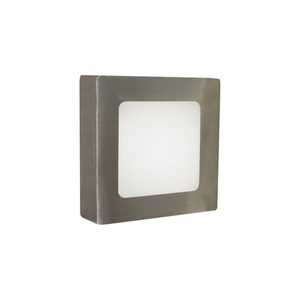 Plafoniera LED quadrata 6W 6500K nichel, ideale per l'illuminazione efficiente negli spazi interni. - Product Image 1