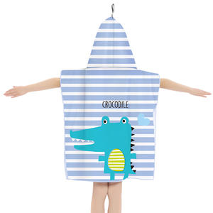 <span class=keywords><strong>Serviette</strong></span> à capuche personnalisée pour enfants, motif requin, pour la plage, <span class=keywords><strong>serviette</strong></span> de bain à personnage de dessin animé, <span class=keywords><strong>serviette</strong></span> de bain promotionnelle pour enfants - Product Image 2